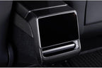 Real Dry Carbon Fiber Rear Screen Trim Frame Overlay for Model 3 Highland