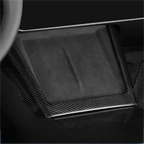 Real Dry Carbon Fiber Wireless Charging Frame for New Model Y & Model 3 Highland