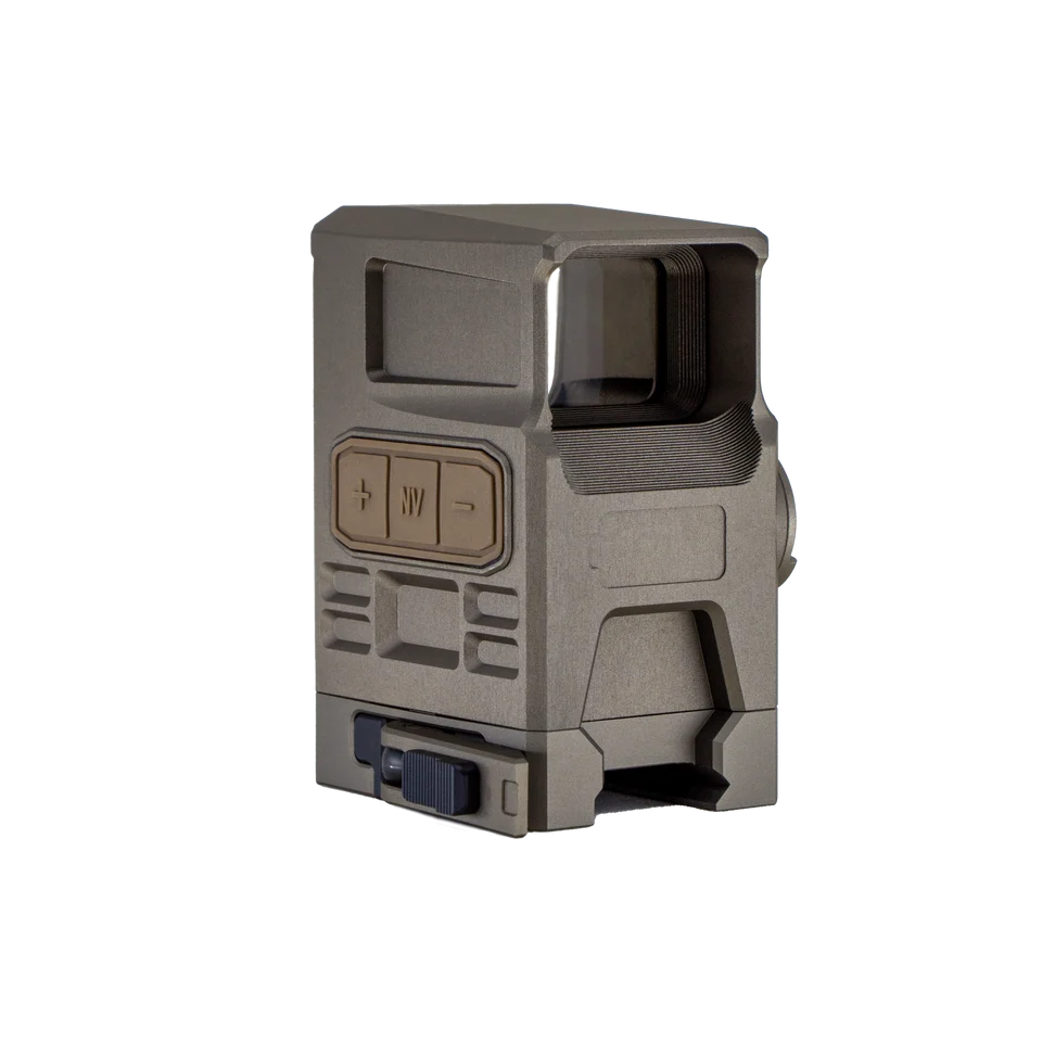 DOT EHS-1 - Holographic Sight 1 MOA / 65 MOA Reticle & Included 2.26" High Mount - Night Vision Ready & QD lever