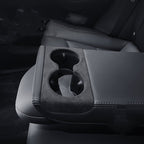 Alcantara Rear Cup Holder Cover for Model 3 Highland | Water-Resistant