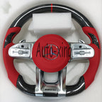 Mercedes-Benz 2020+ AMG Performance Style Customizable Steering Wheel (Fits 2010+ All Models)