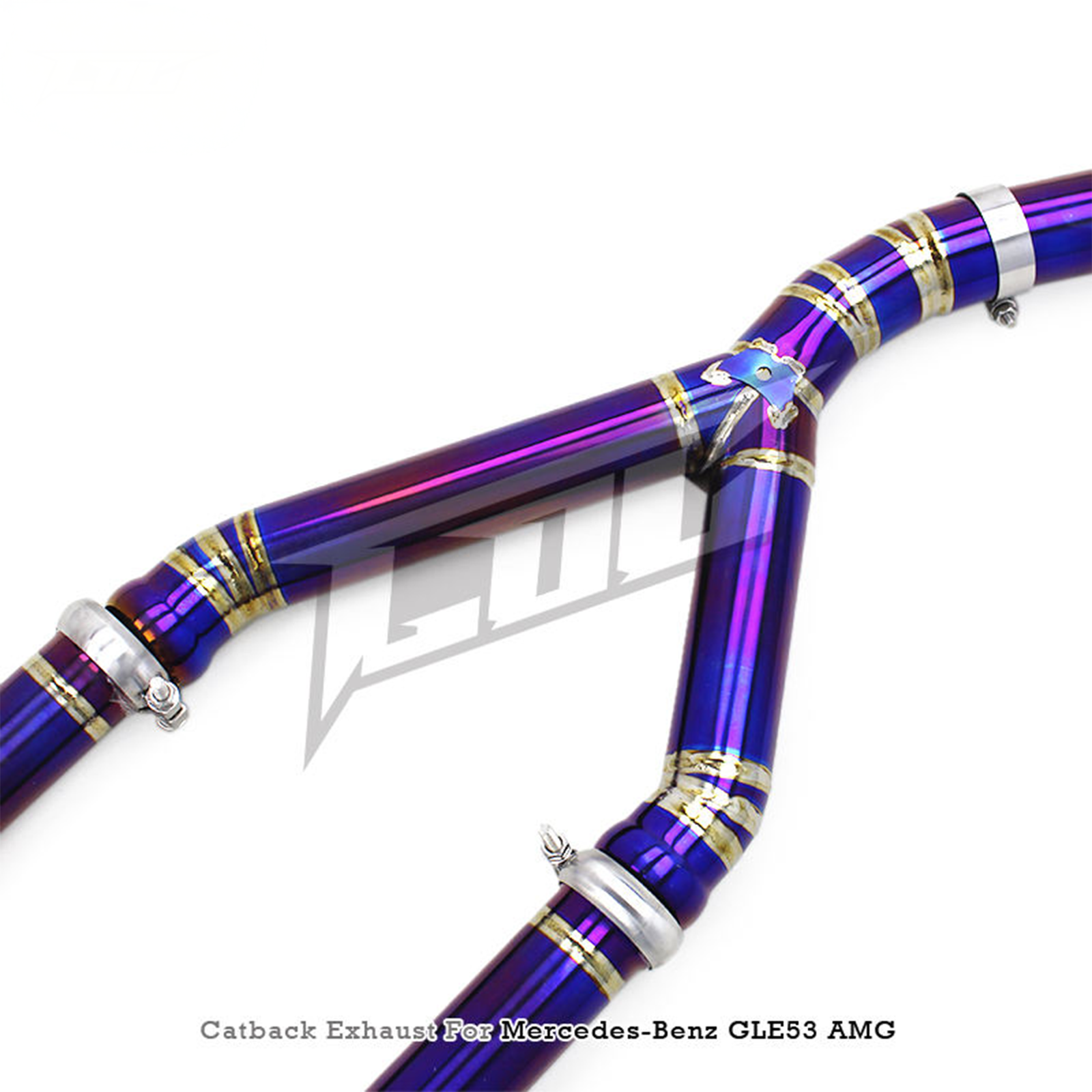 Titanium Catback Exhaust System for Mercedes Benz GLE53 AMG W167 3.0T