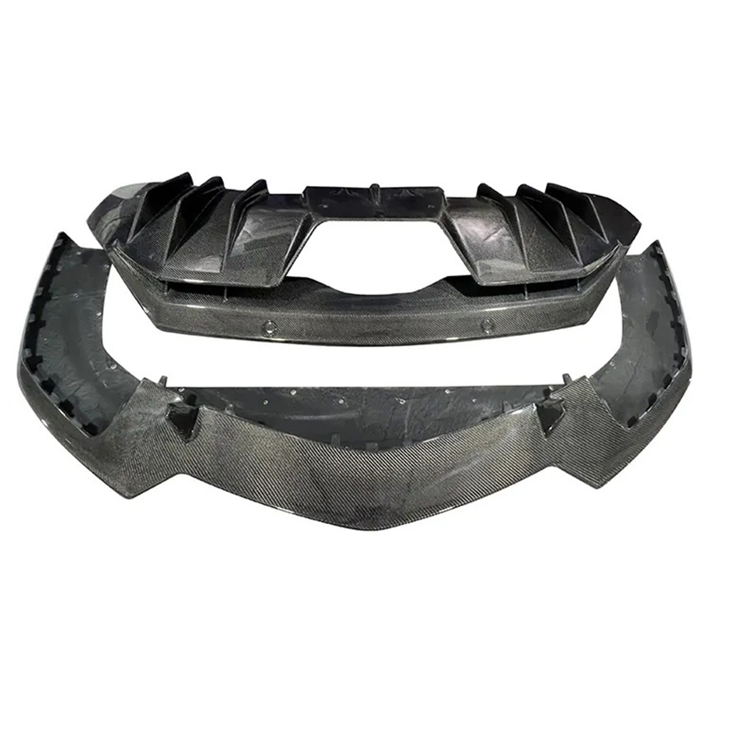 OEM Style Dry Carbon Fiber Front Lip and Rear Diffuser for Lamborghini Aventador LP740
