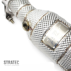 High‑Flow Catted Stainless Steel Downpipe for Jaguar F‑TYPE 3.0T