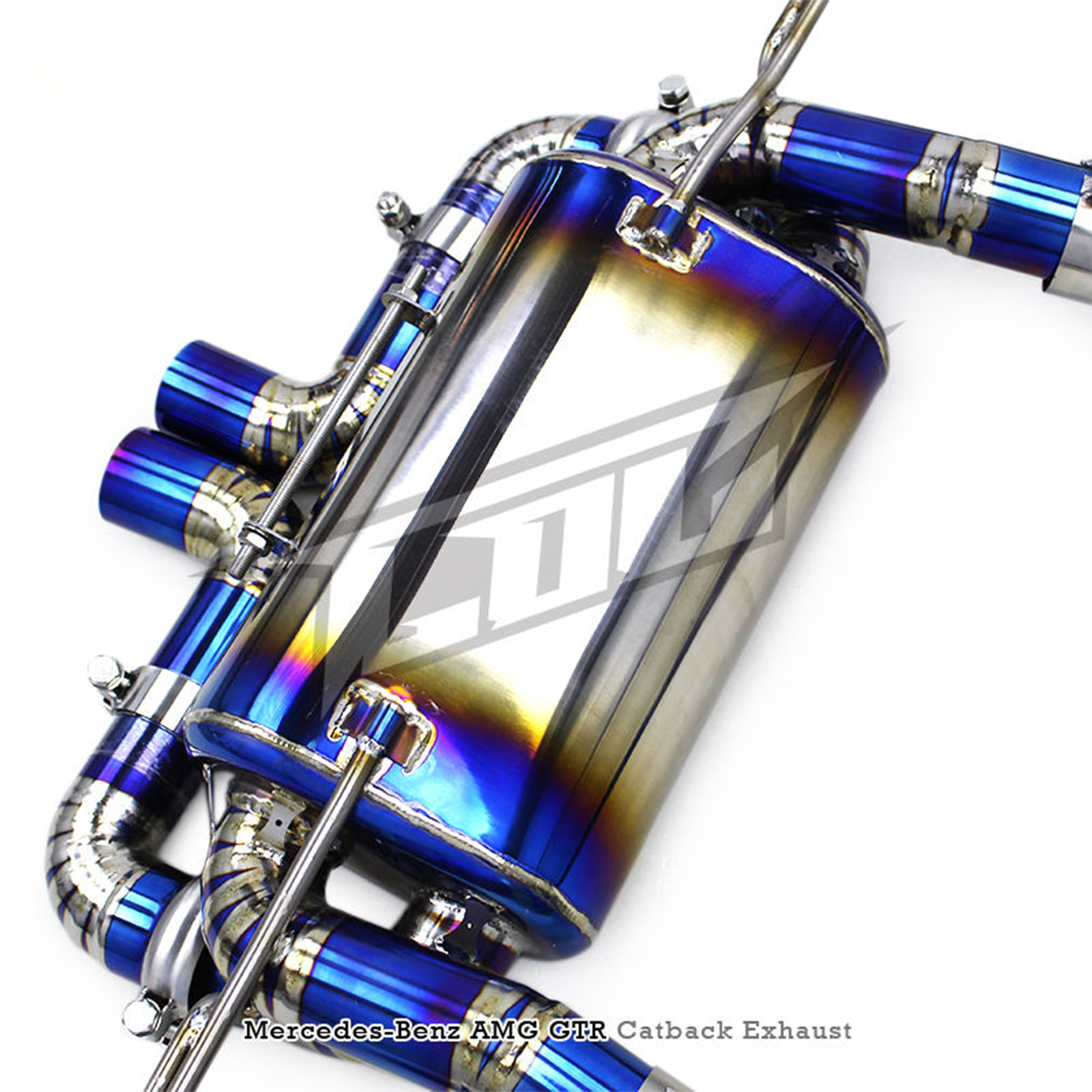 Titanium Valved Catback Exhaust System for Mercedes Benz AMG GT R C190 4.0T
