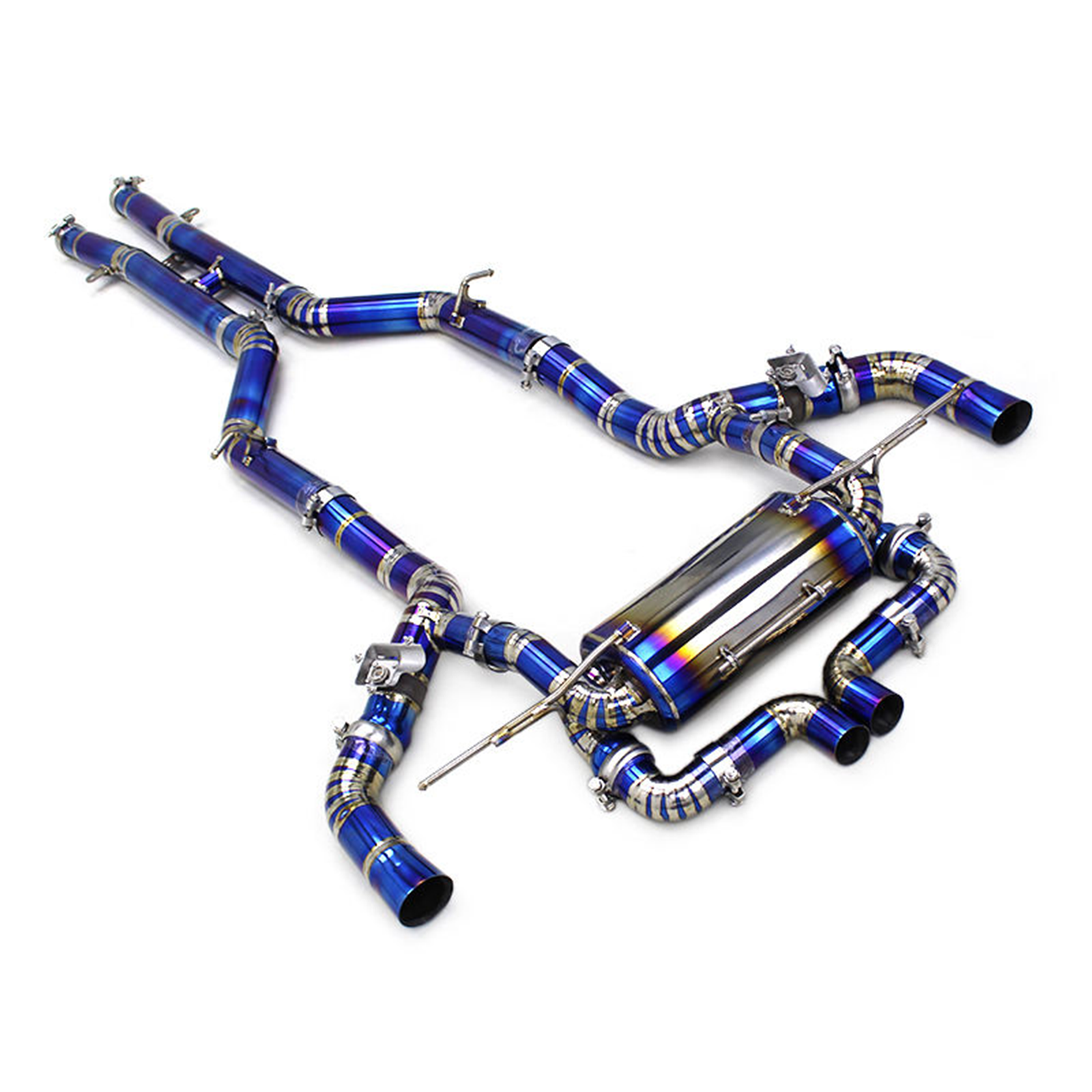 Titanium Valved Catback Exhaust System for Mercedes Benz AMG GT R C190 4.0T