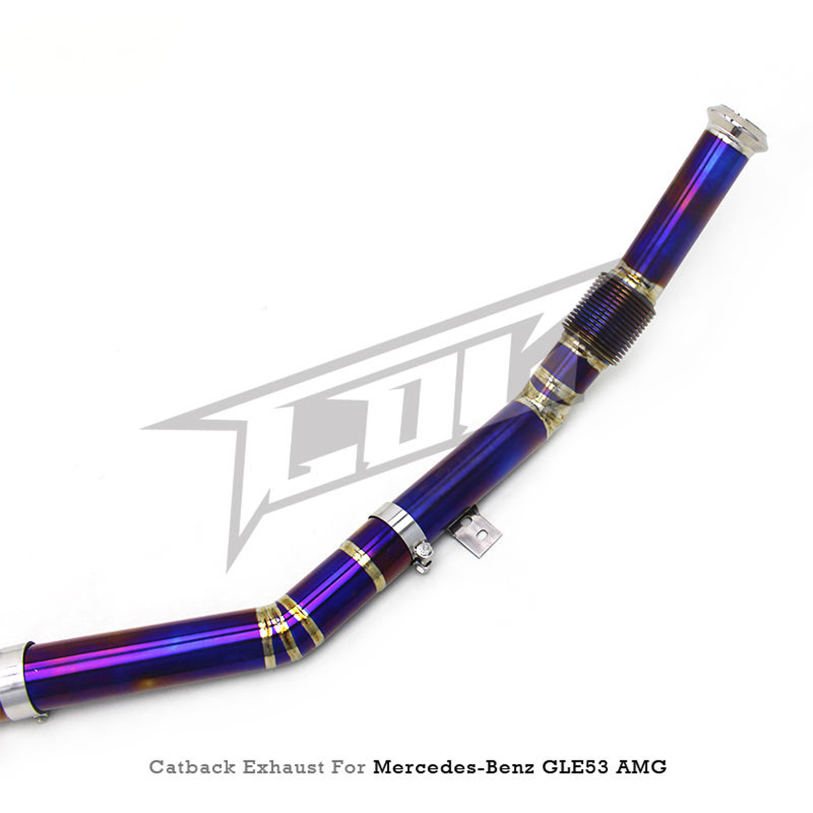 Titanium Catback Exhaust System for Mercedes Benz GLE53 AMG W167 3.0T