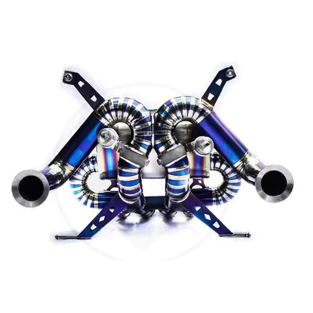 Titanium Performance Catback Exhaust System for Lamborghini Aventador S Roadster 6.5L V12