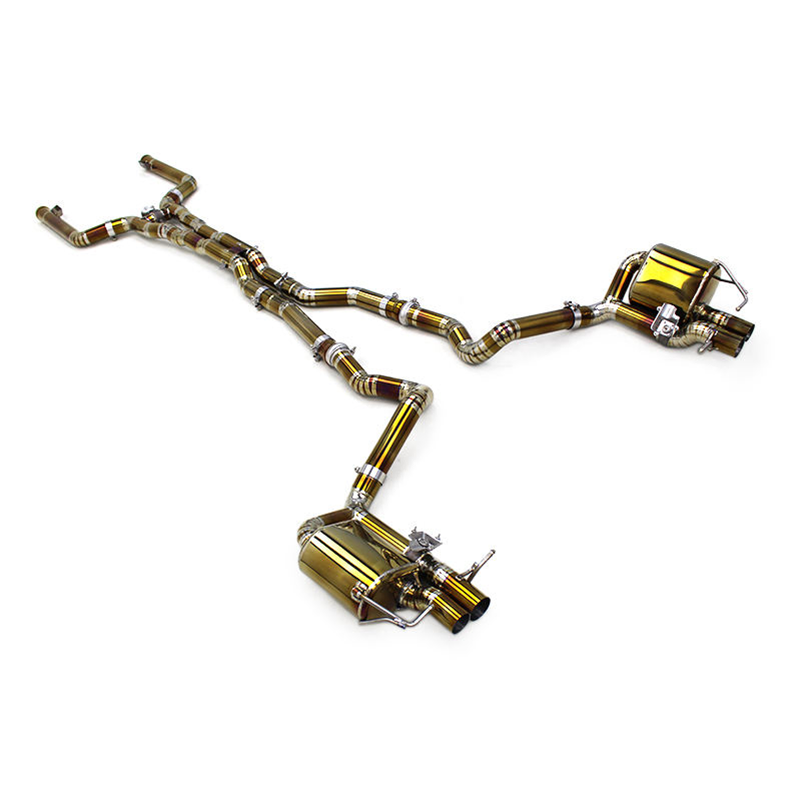 Titanium Valved Catback Exhaust System for Mercedes Benz C63 AMG W205 4.0T