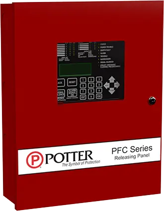 Release Control Panel Red for Fire Suppression System