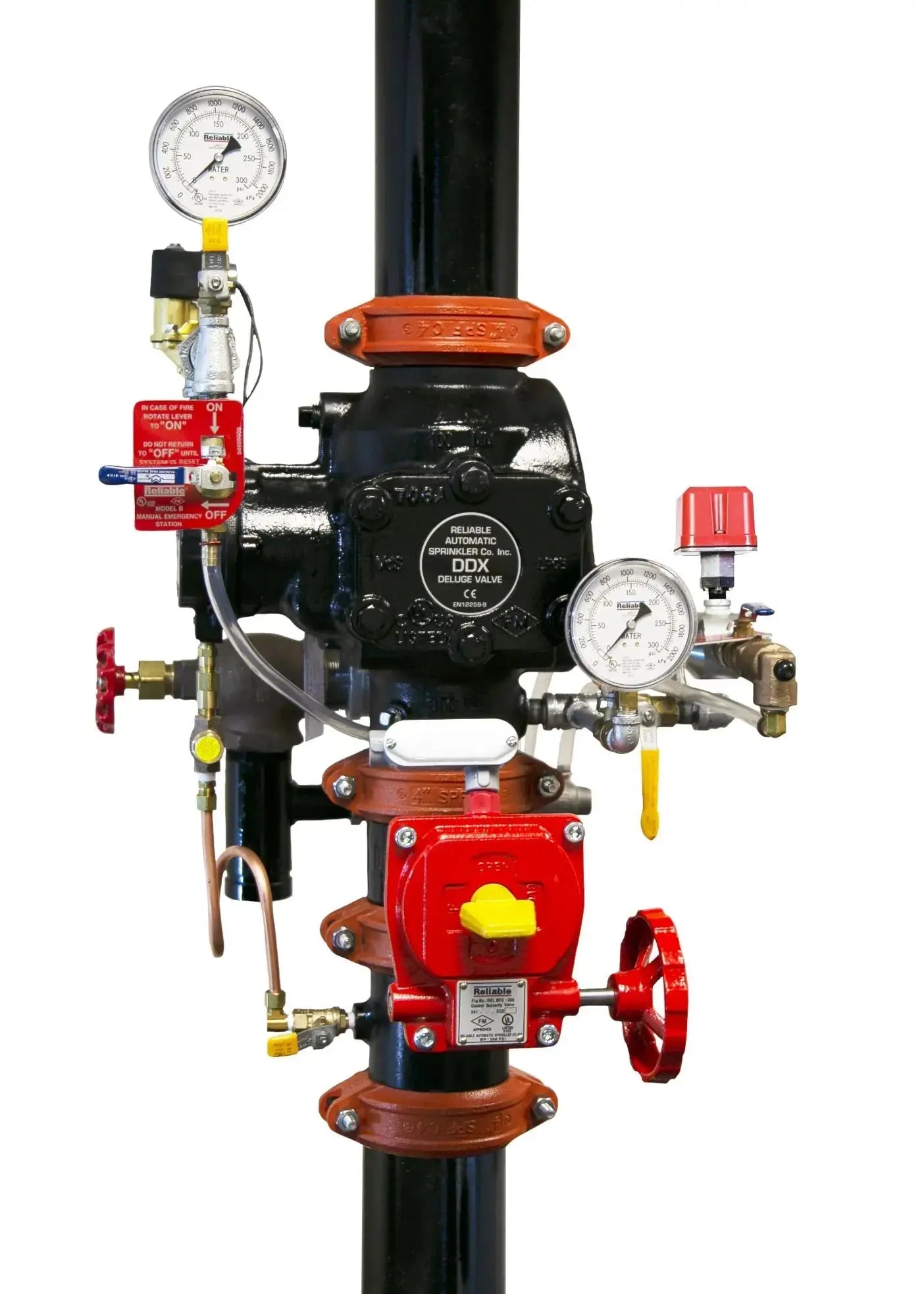 Reliable 3 DDX Dry Valve With Single Interlock Trim Safety