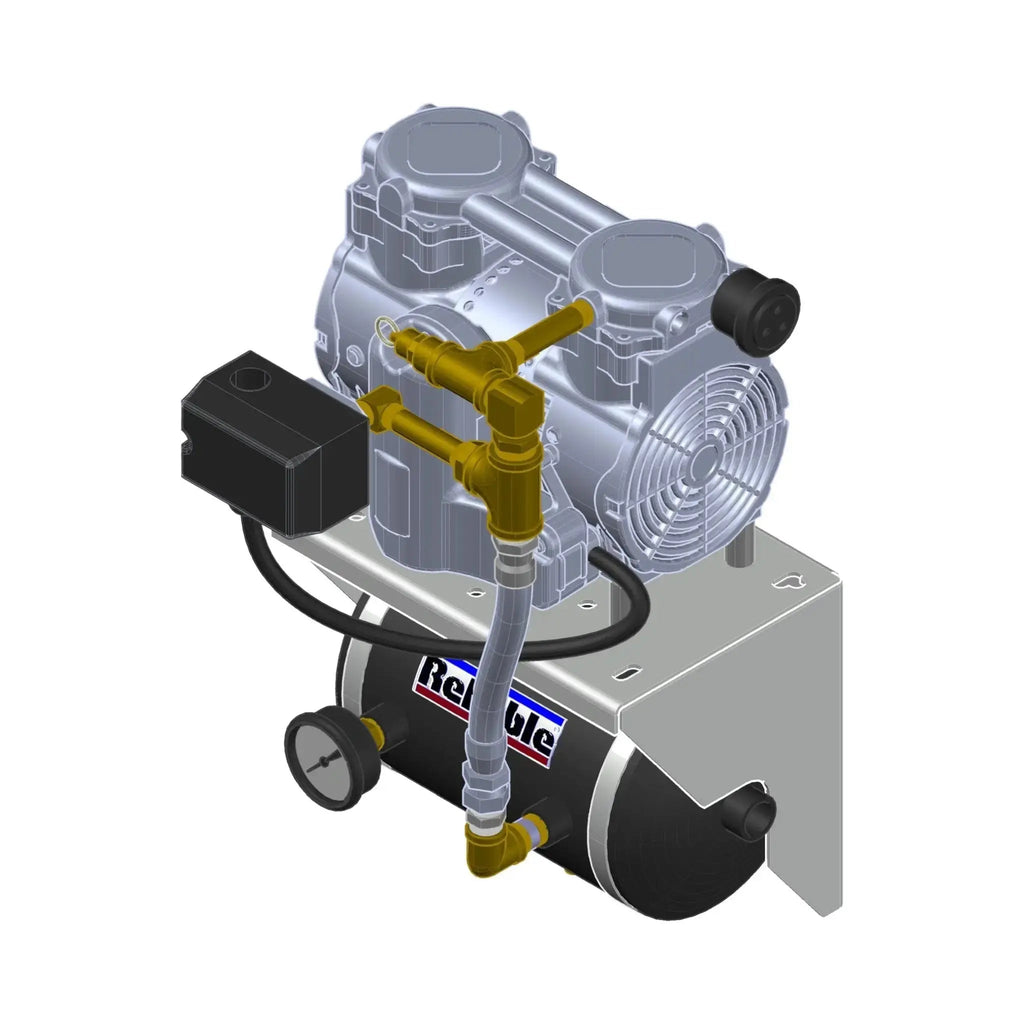 Reliable Fire Sprinkler Air Compressor QRM2 Tank Mounted