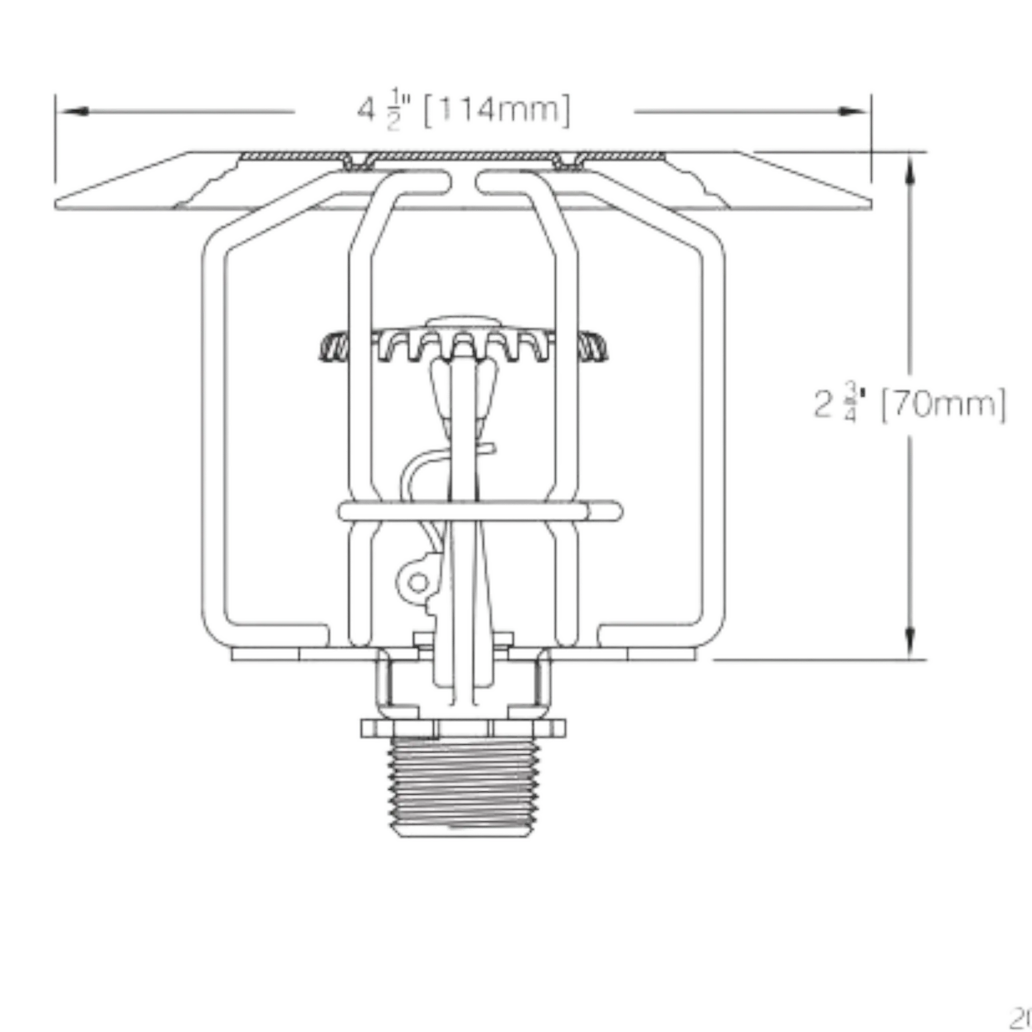 Reliable Fire Sprinkler Guard Shield 3 1/4" Protection