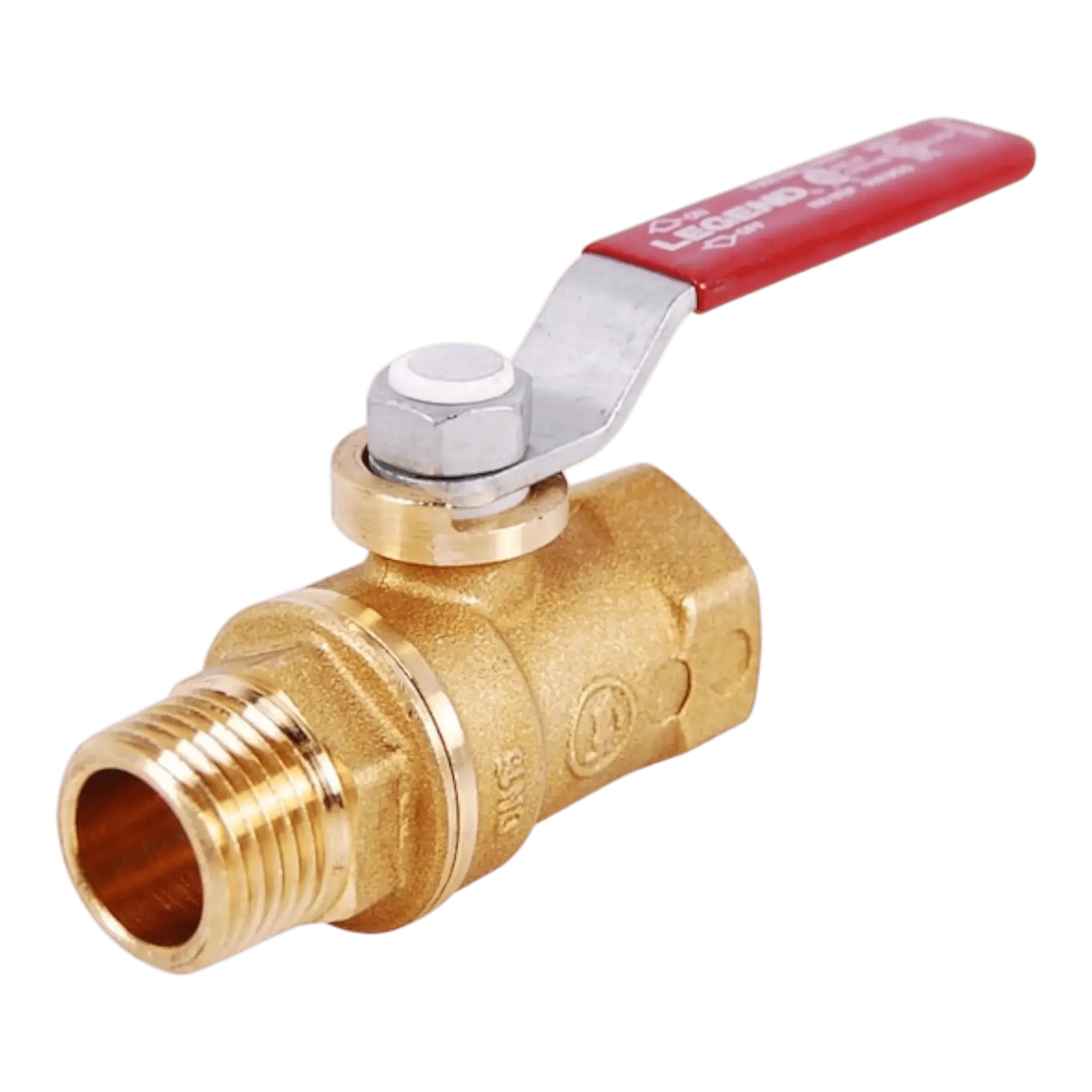 Durable MxF Threaded Gauge Ball Valve for Pressure & Flow Control