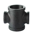 2-1/2" MI Black Cross Fitting for Fire Protection Systems