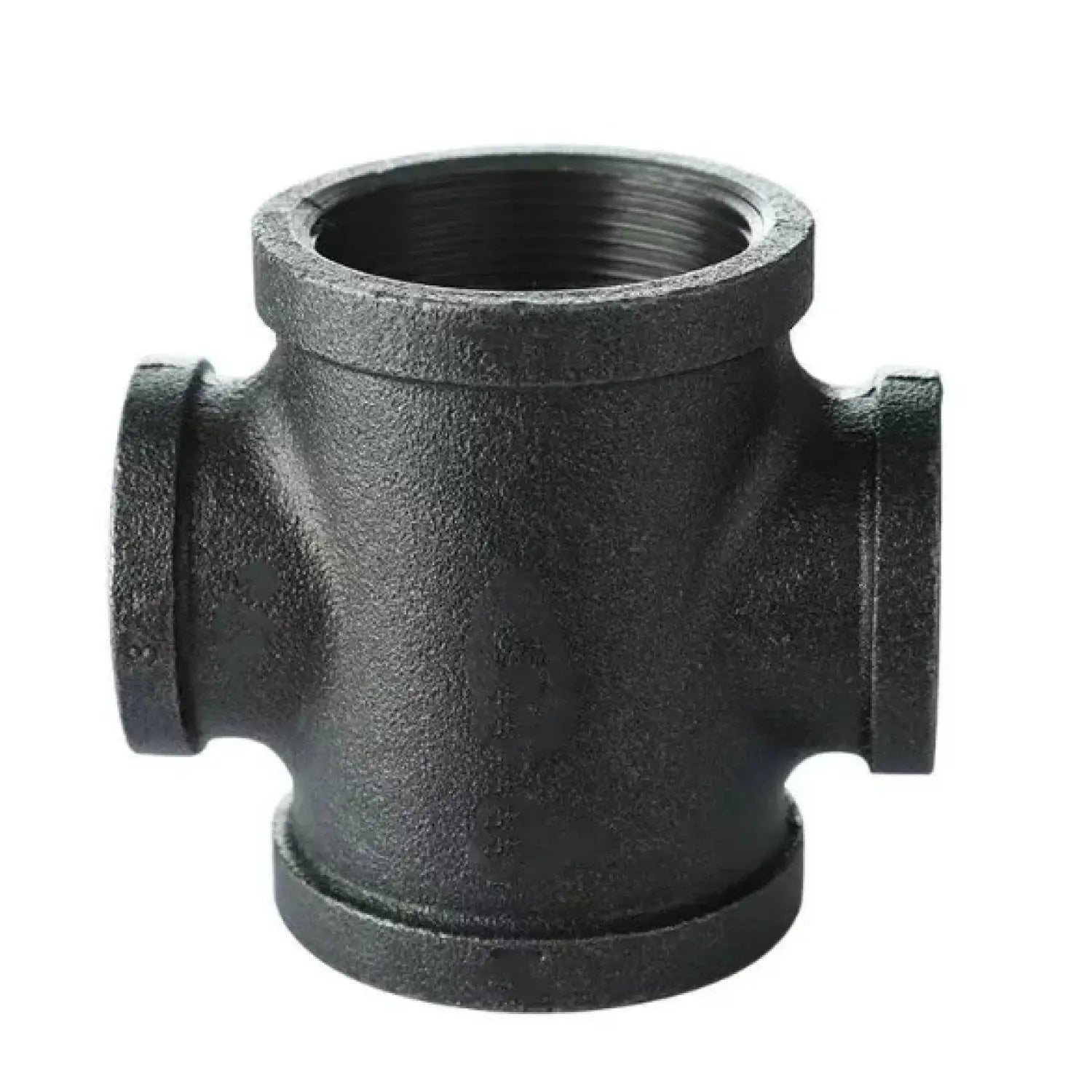 2-1/2" MI Black Cross Fitting for Fire Protection Systems