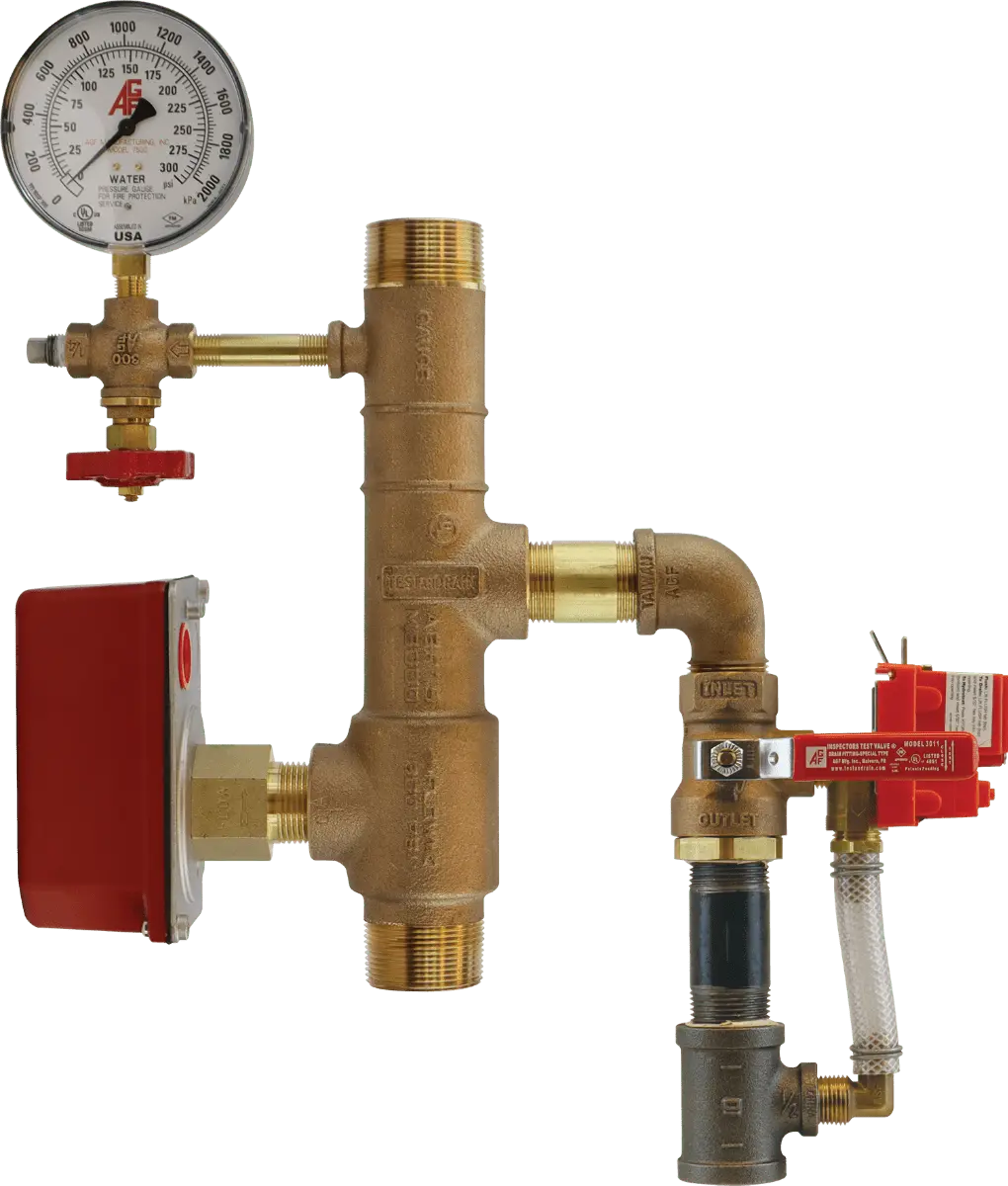 Fire Protection Manifold: AGF RiserPACK Residential System