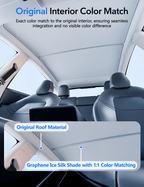 Glass Roof Sunshade for Tesla Model Y | TESERY