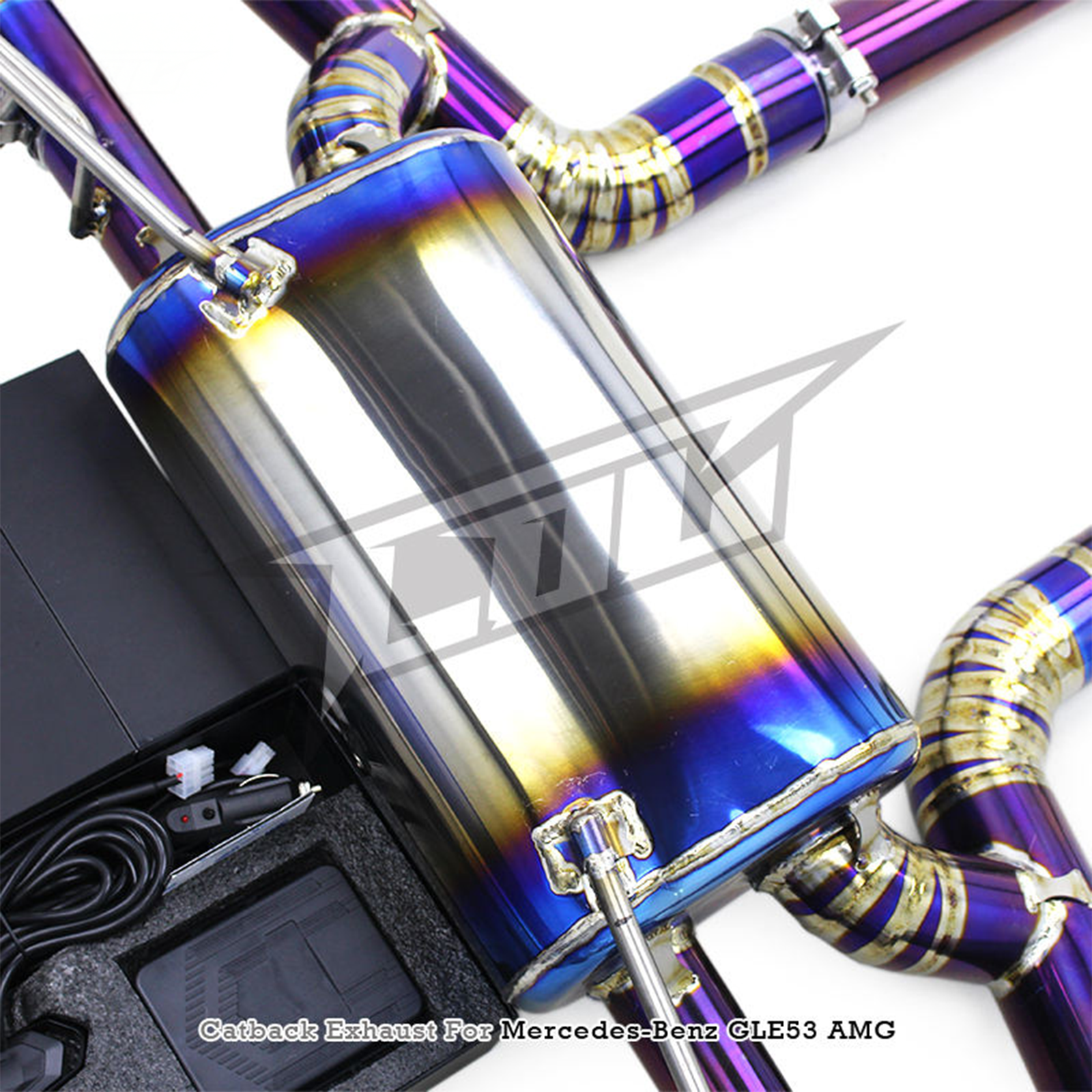 Titanium Catback Exhaust System for Mercedes Benz GLE53 AMG W167 3.0T