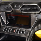 Dry Carbon Fiber Interior Center Screen Trim Cover for Lamborghini Urus