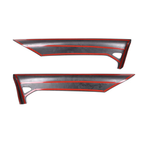 Carbon Fiber Interior Door Upper Panel Trim Cover for Chevrolet Corvette C8