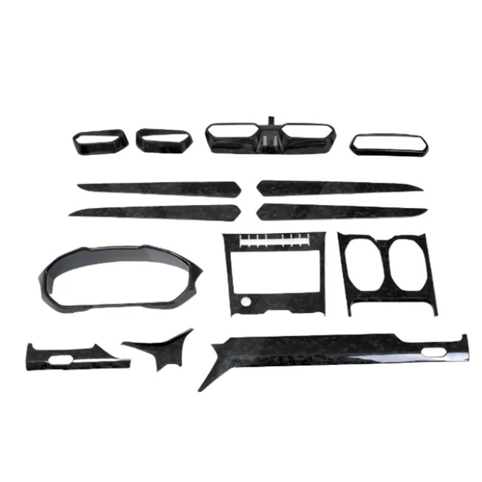Dry Carbon Fiber Interior Trim Kit for Lamborghini Urus