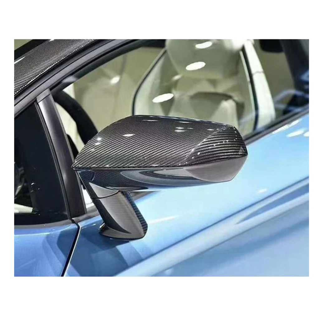 Dry Carbon Fiber Mirror Caps for Lamborghini Aventador S SVJ LP700 LP720 LP740 LP750