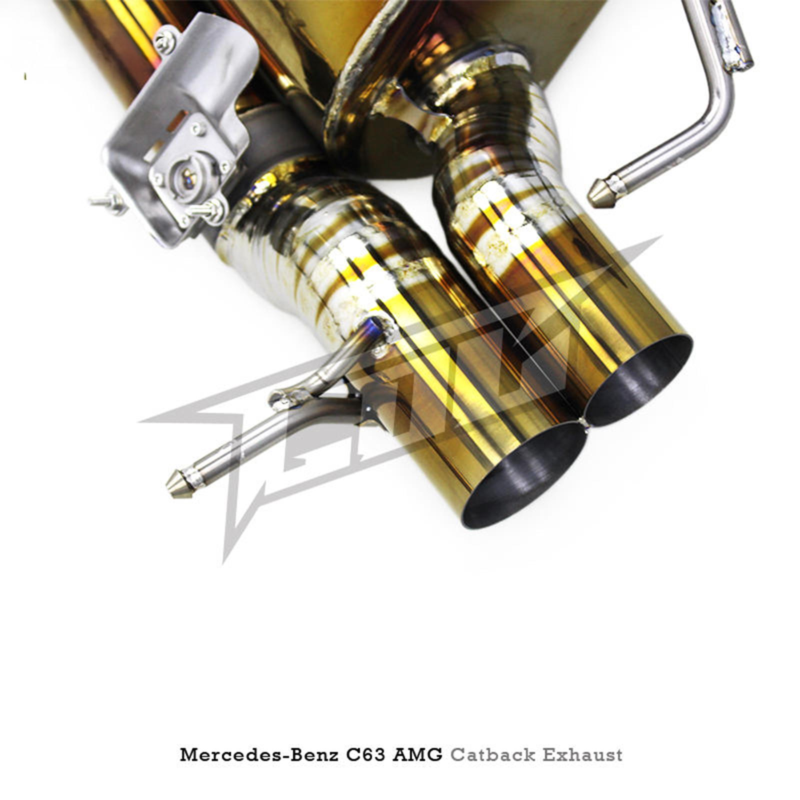 Titanium Valved Catback Exhaust System for Mercedes Benz C63 AMG W205 4.0T
