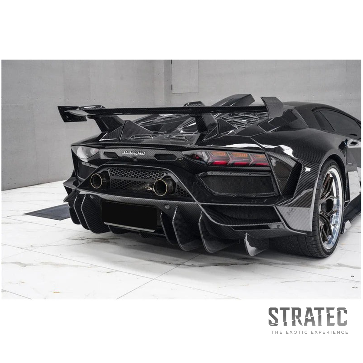 SVJ Style Full Carbon Fiber Aero Body Kit for Lamborghini Aventador LP700 LP740 LP750 Coupe