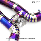 Titanium Valved Catback Exhaust System for Mercedes Benz E63 E63S AMG W213 4.0TT