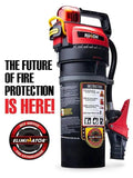 Rusoh Eliminator 10lb ABC High-Flow Dry Chemical Fire Extinguisher Self-Service Reloadable
