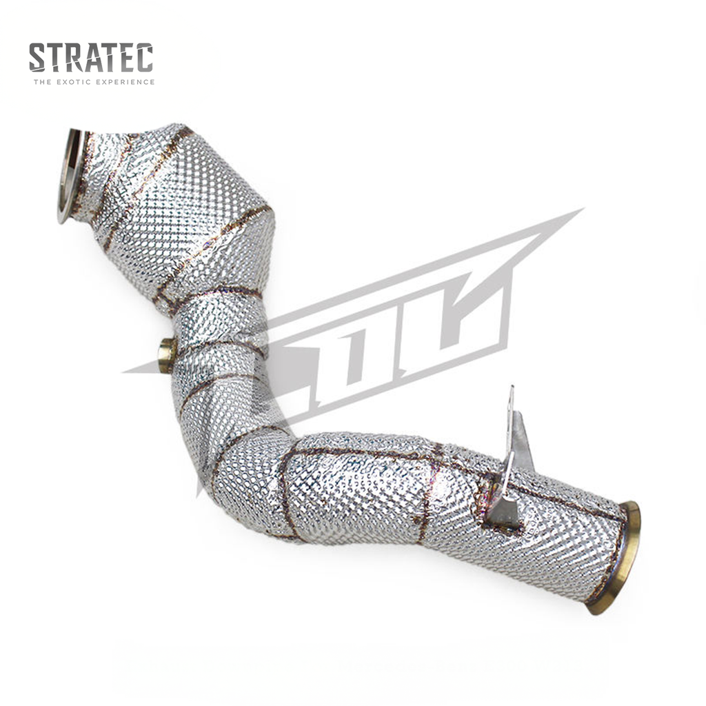 High Flow Catted Downpipe for Mercedes Benz E200 E300 W213 C238 2.0T