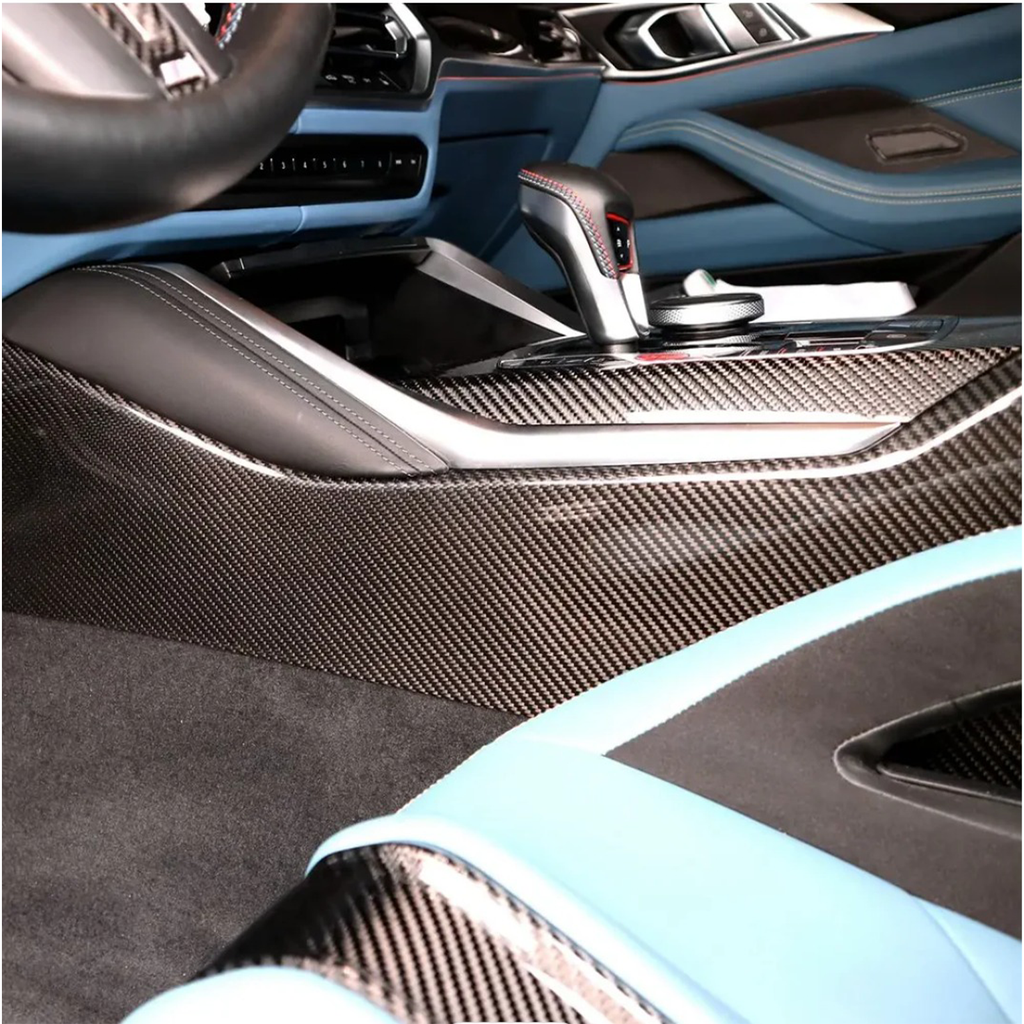 Carbon Fiber Center Console Cover for BMW G80 G81 M3 G82 G83 M4 G87 M2