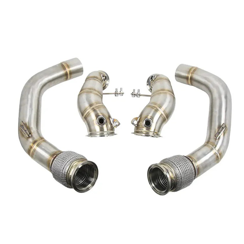 Race Exhaust Downpipes & Front Mount Cold Air Intake System for BMW F90 G90 M5 F92 M8 S63 4.4L V8