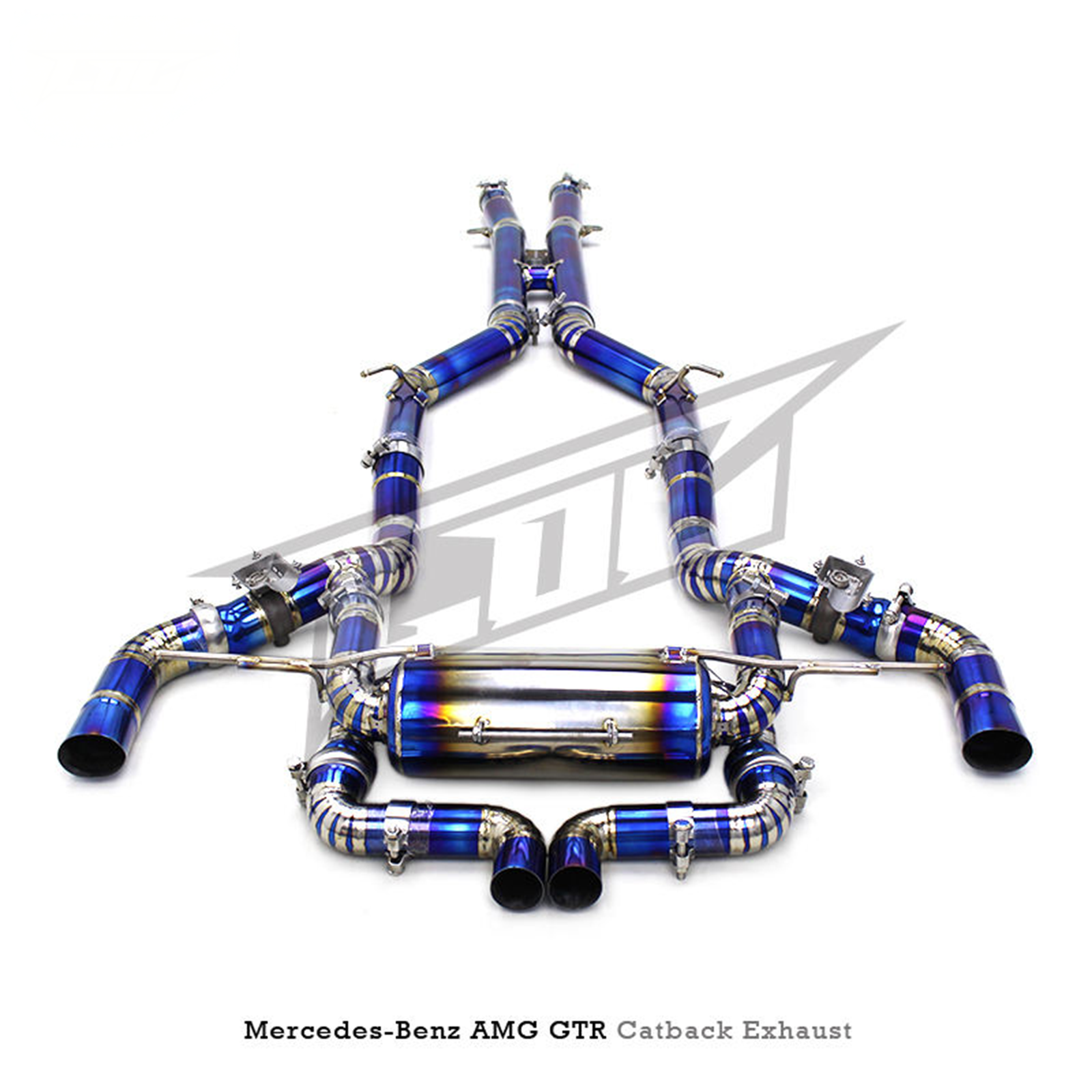 Titanium Valved Catback Exhaust System for Mercedes Benz AMG GT R C190 4.0T