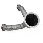 Free Flow Stainless Exhaust Downpipe for Audi S4 S5 B9 3.0T