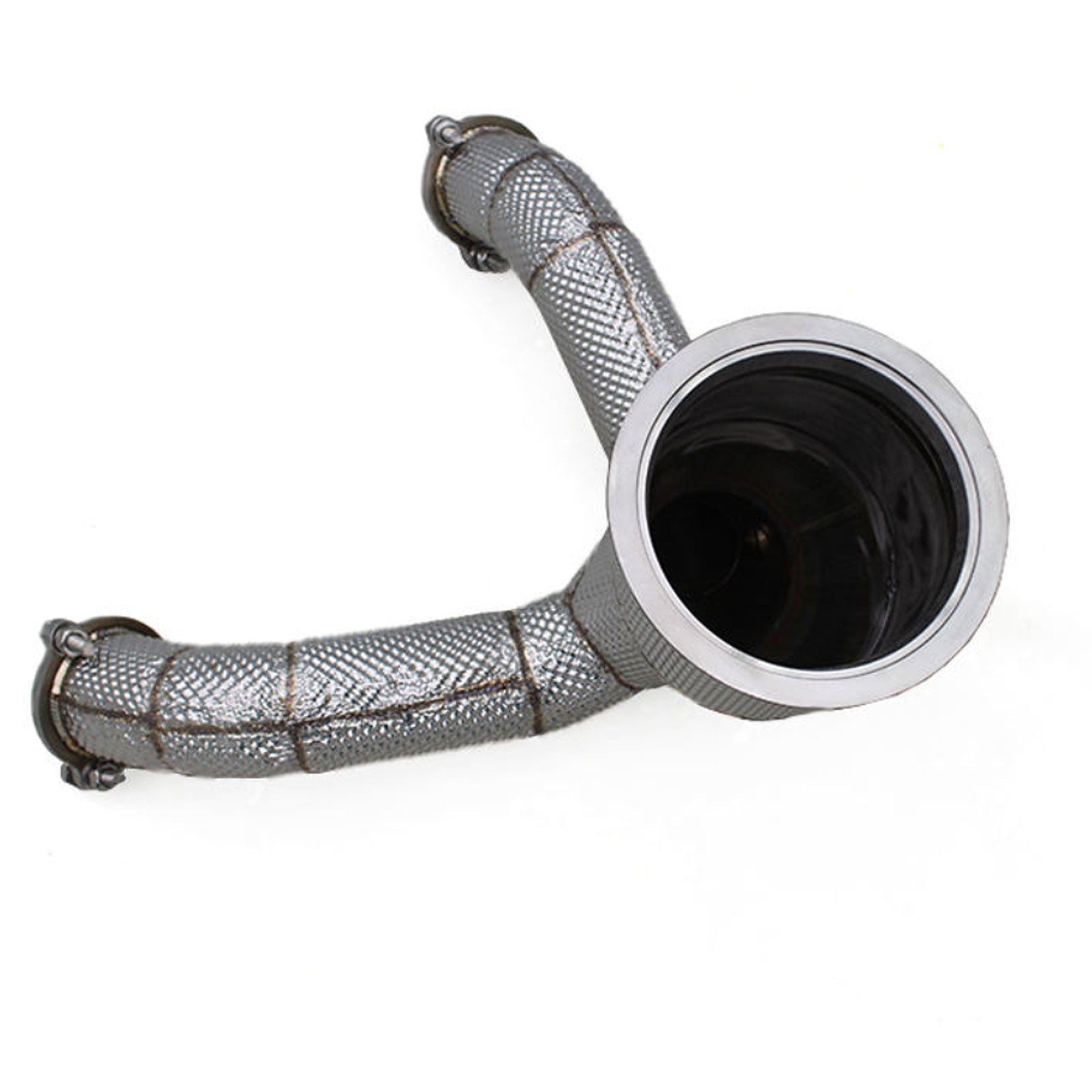 Free Flow Stainless Exhaust Downpipe for Audi S4 S5 B9 3.0T