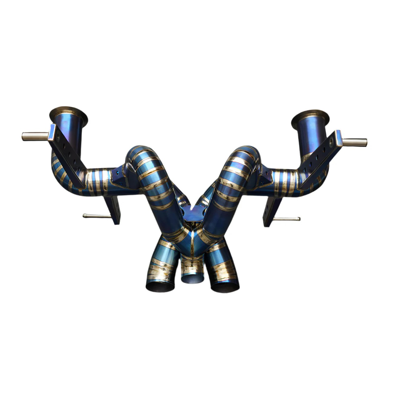 Titanium Straight Pipe Exhaust System for Lamborghini Aventador S LP740‑4 6.5L V12