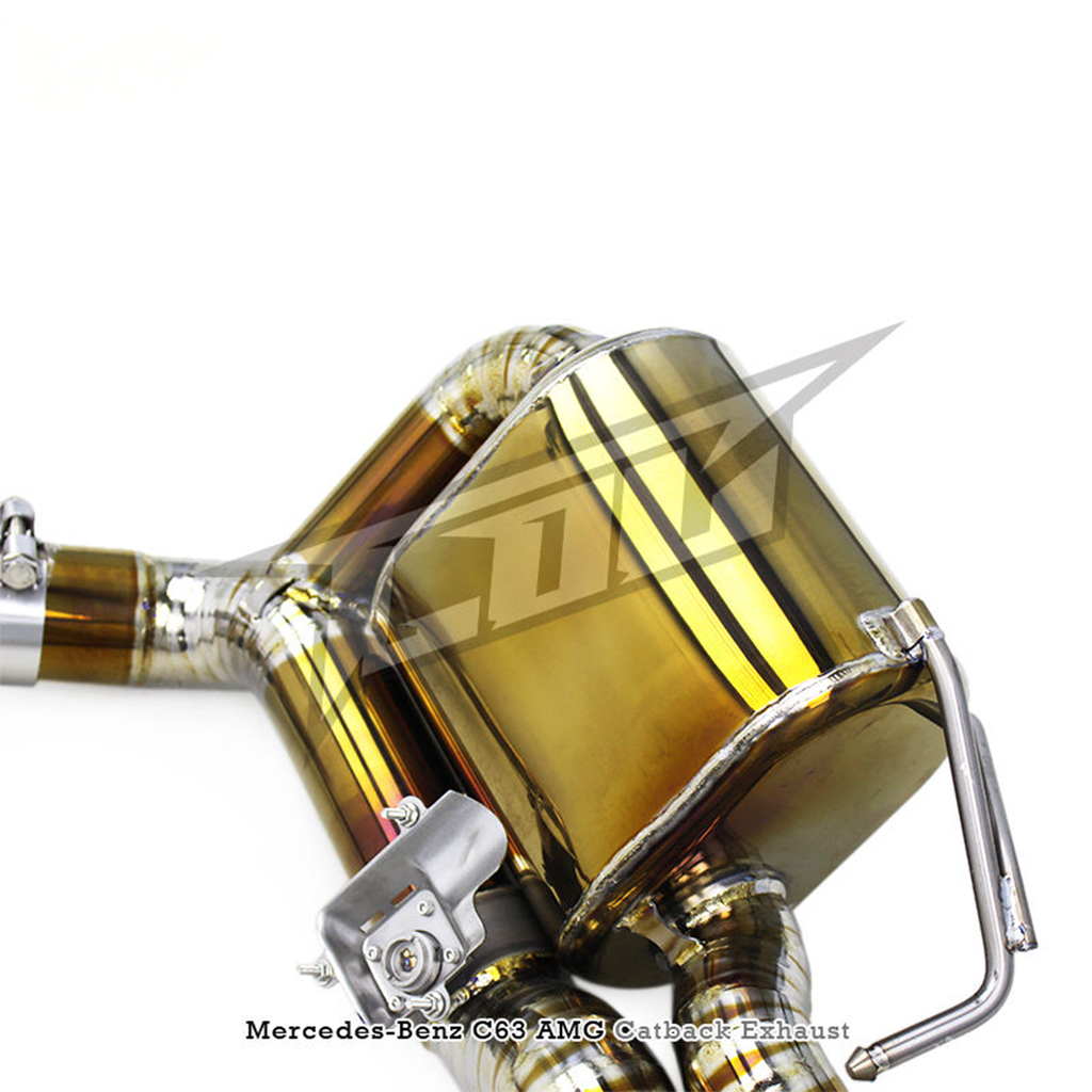 Titanium Valved Catback Exhaust System for Mercedes Benz C63 AMG W205 4.0T