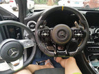 Mercedes-Benz 2020+ AMG Performance Style Customizable Steering Wheel (Fits 2010+ All Models)