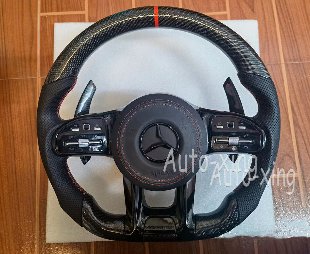 Mercedes-Benz 2020+ AMG Performance Style Customizable Steering Wheel (Fits 2010+ All Models)