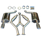 3" Stainless Dual Catback Exhaust Muffler For 92-00 SC300 SC 300 Soarer