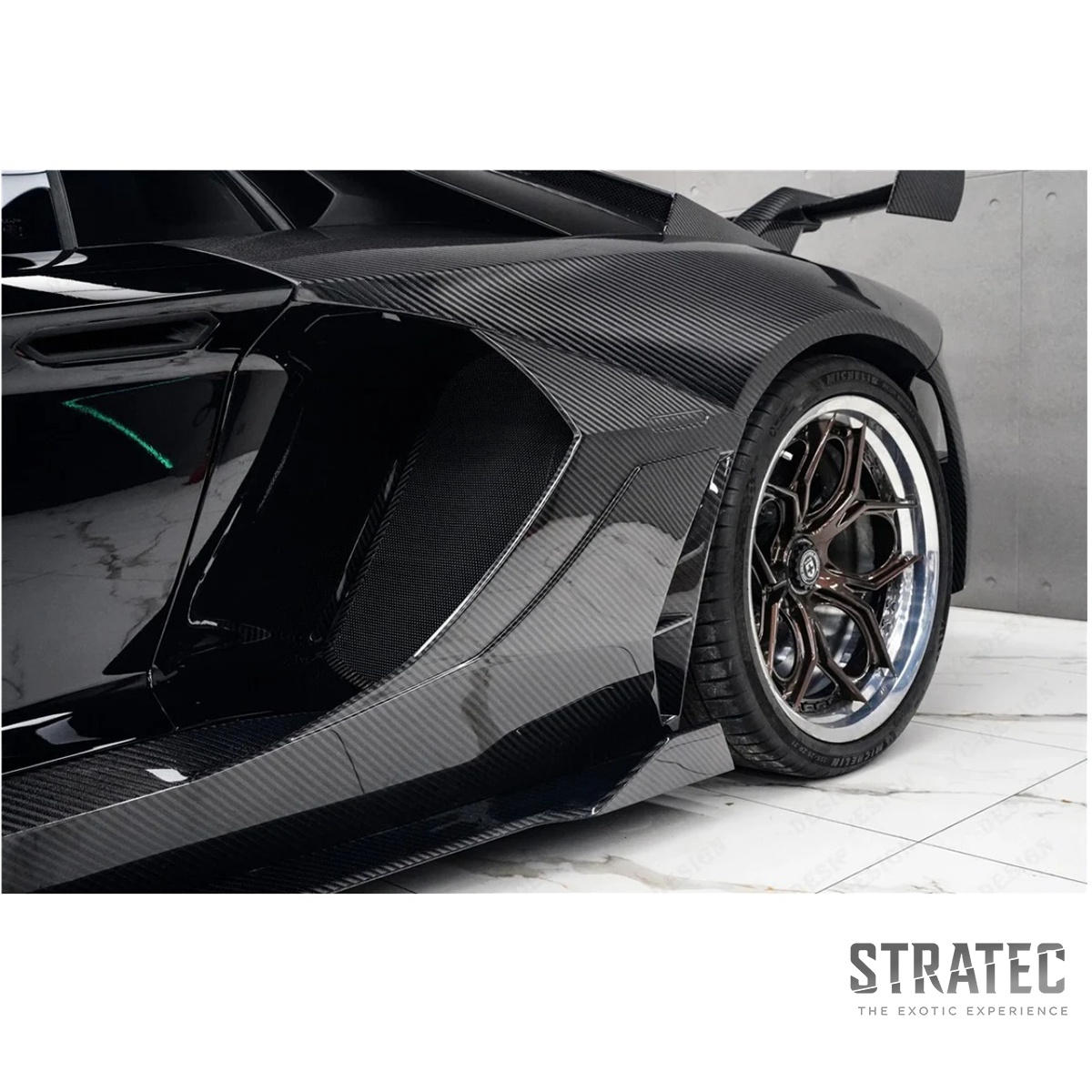 SVJ Style Full Carbon Fiber Aero Body Kit for Lamborghini Aventador LP700 LP740 LP750 Coupe