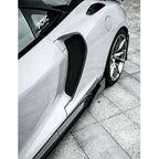 MWD Style Carbon Fiber Side Skirt Extension for McLaren GT