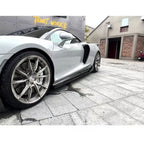 MWD Style Carbon Fiber Side Skirt Extension for McLaren GT