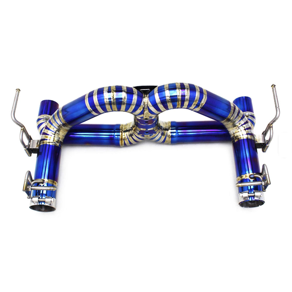 Titanium Straight Exhaust System for Ferrari 488 GTB Spider Pista