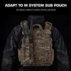 Signal & Steel ARC Universal Radio Pouch – MOLLE Walkie-Talkie Holder for Chest Rigs & Plate Carriers