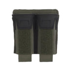 Signal & Steel Convertible 9mm Pistol Mag Pouch – MOLLE Single Magazine Holder (Covered or Open)