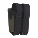 Signal & Steel Convertible 9mm Pistol Mag Pouch – MOLLE Single Magazine Holder (Covered or Open)
