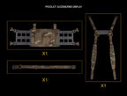 Signal & Steel Extended Chest Rig V2 – MOLLE Modular Front Rig with Admin Storage